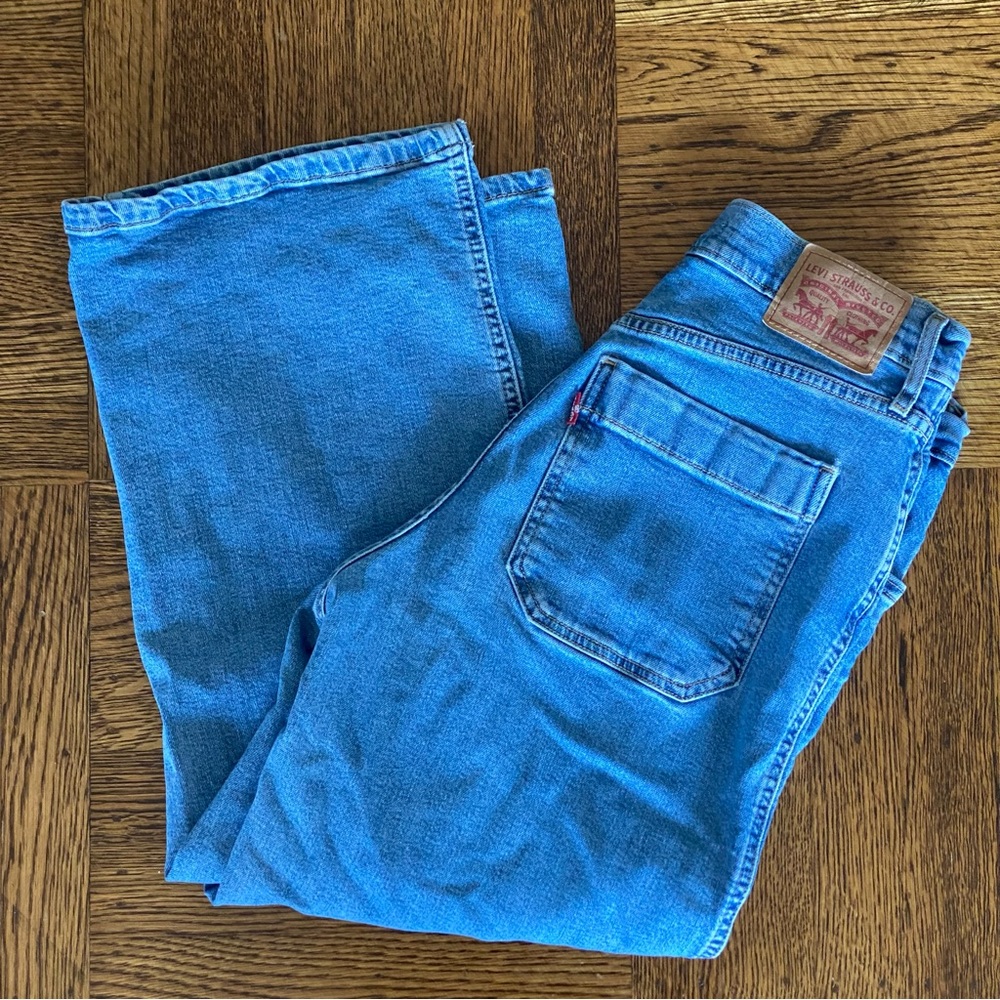 Levi's Blue Flare & Wide Leg Jeans